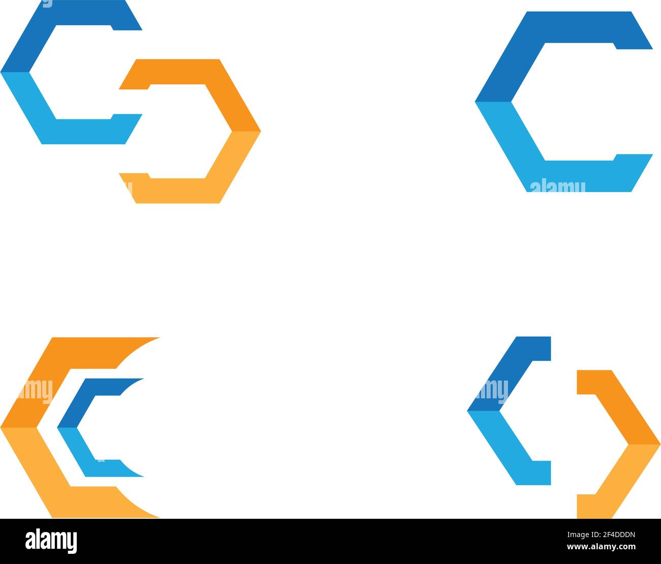L'unité abstraite d'entreprise d'affaires modèle de conception de logo Vector Illustration de Vecteur