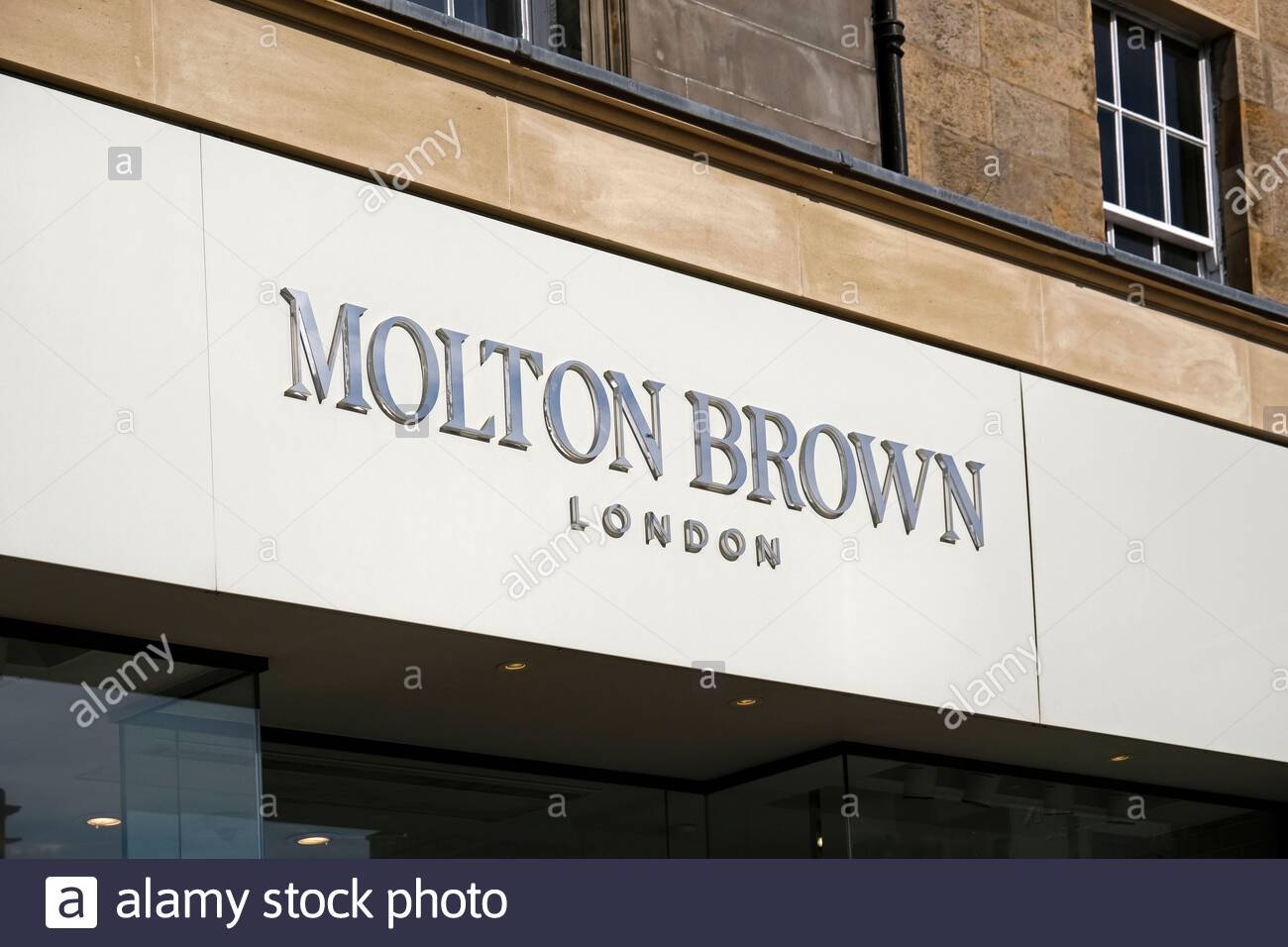 Molton Brown London, détaillant de produits de beauté, George Street, Édimbourg, Écosse Banque D'Images