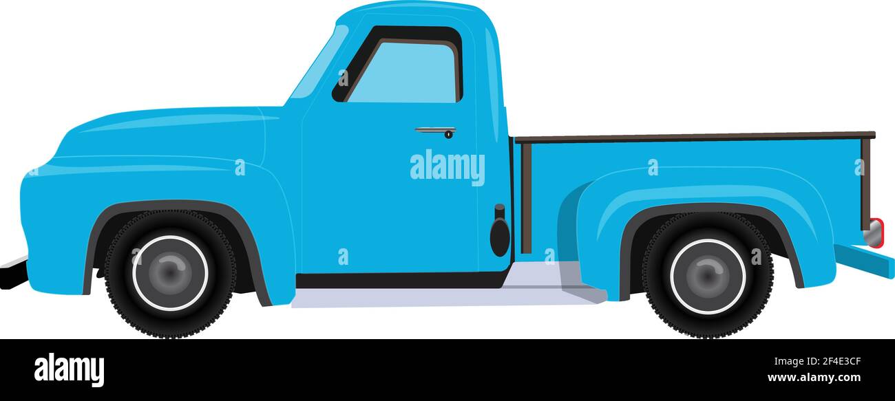 Pick-up Classic Vector sur fond blanc, EPS 10 Illustration de Vecteur