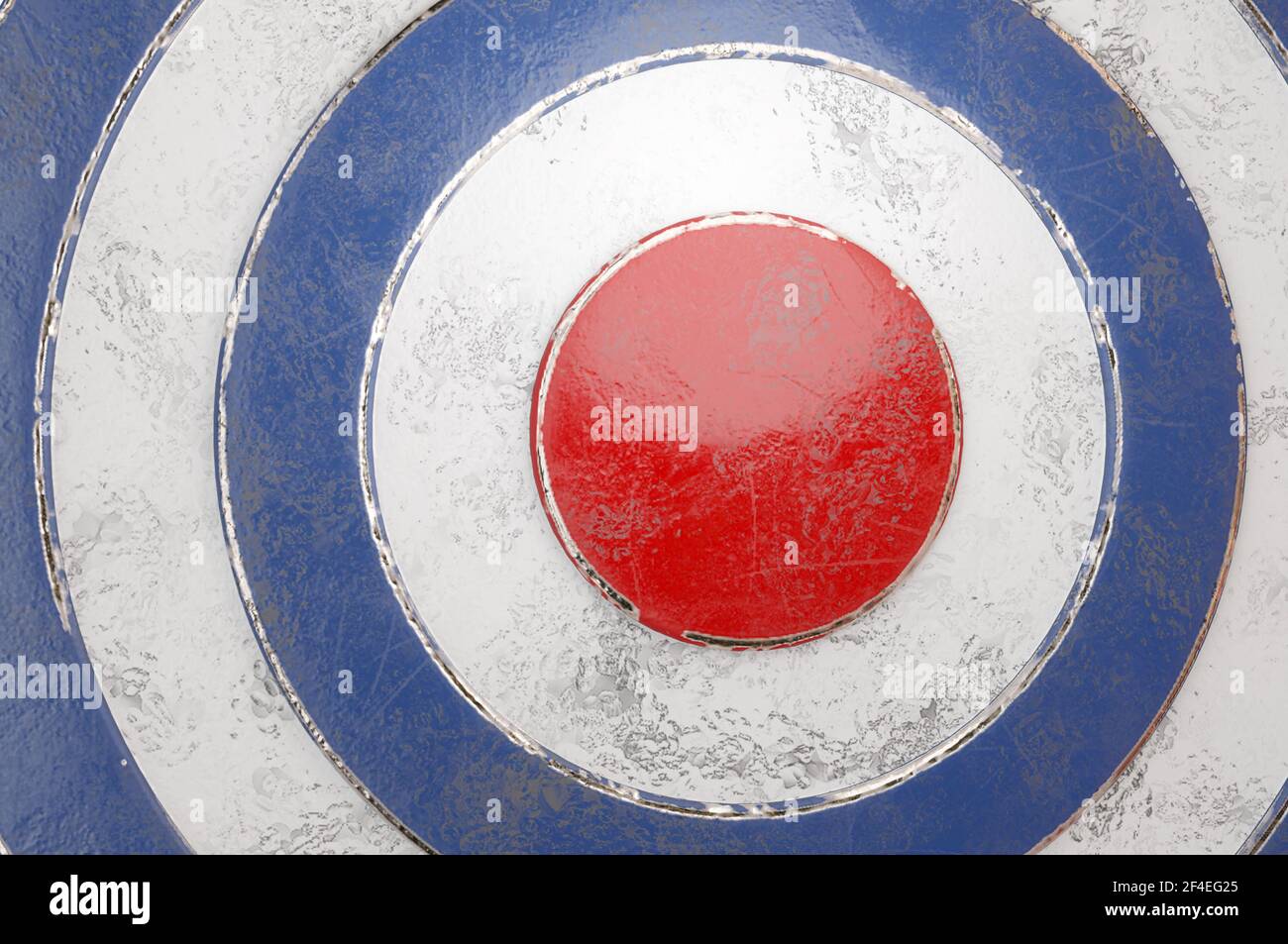 illustration 3d. arrière-plan cible. . C'est comme une entreprise prospère. Banque D'Images