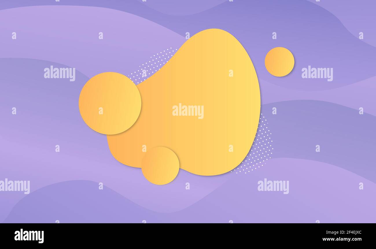 Arrière-plan abstrait liquide dégradé avec des cercles sur les motifs d'onde. Illustration vectorielle Illustration de Vecteur