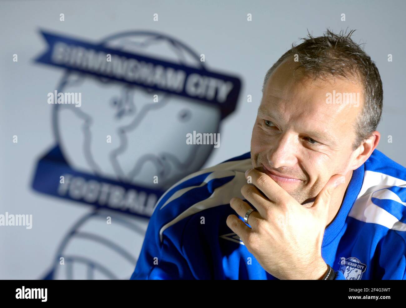 MARTIN TAYLOR GARDIEN DE BUT AVEC LA VILLE DE BIRMINGHAM. 6/12/2007. PHOTO DAVID ASHDOWN Banque D'Images