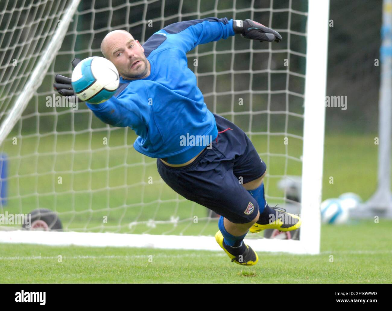 GARDIEN DE BUT MARCUS HAHNEMANN AVEC FC DE LECTURE. 20/9/2007. PHOTO DAVID ASHDOWN Banque D'Images