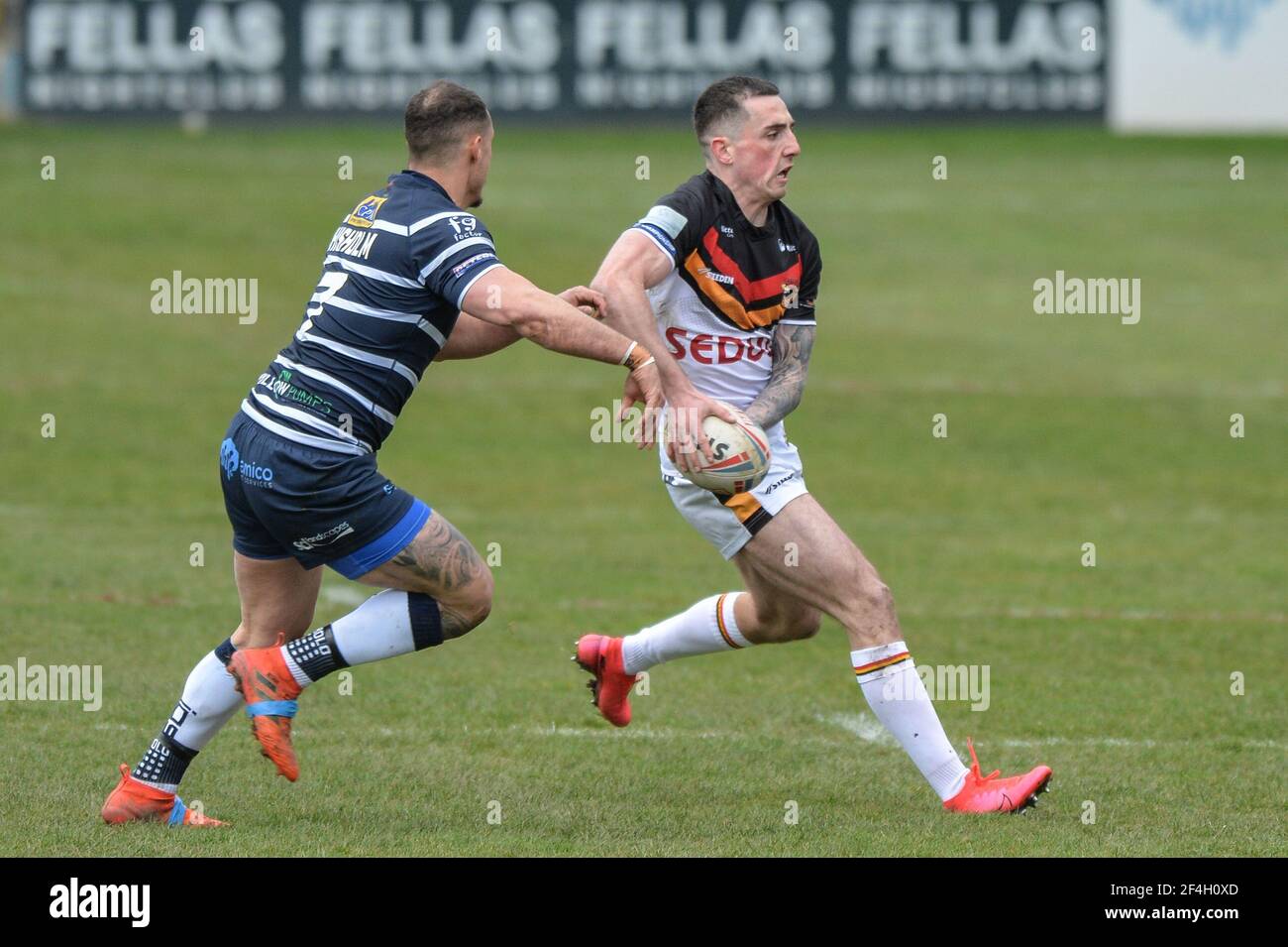 Featherstone, Angleterre - 21 mars 2021 - Brandon Pickersgill de Bradford Bulls en action pendant le match de la coupe de défi Betfred de la Ligue de rugby, partie 1 entre Featherstone Rovers vs Bradford Bulls au Millenium Stadium, FeatherstoneUK Dean Williams/Alay Live News Banque D'Images