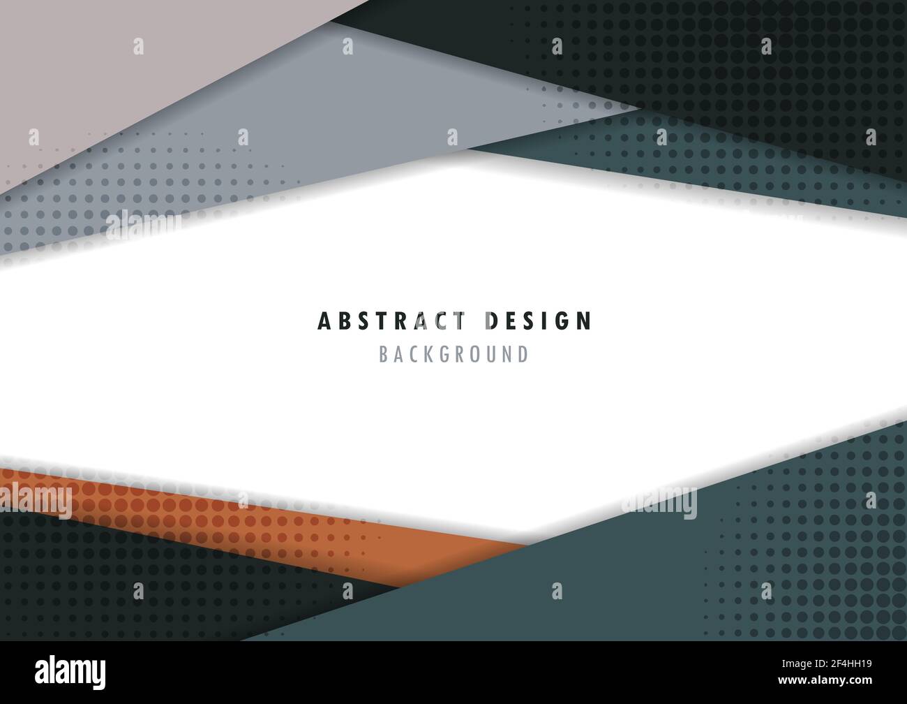 Modèle technologique abstrait avec modèle de conception demi-ton minimal de cercle. Chevauchement de l'arrière-plan de la conception du boîtier de couverture. Vecteur d'illustration Illustration de Vecteur