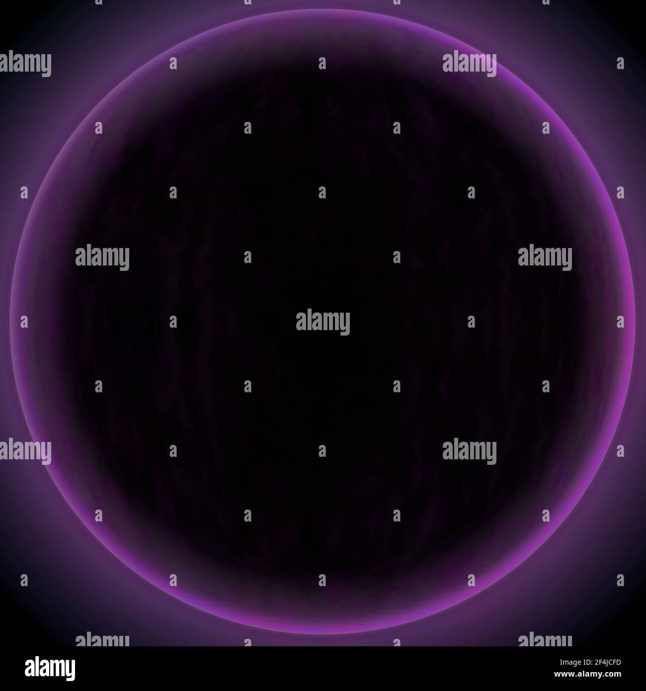 Image d'arrière-plan abstraite en forme de sphère 3d violet et noir. Banque D'Images