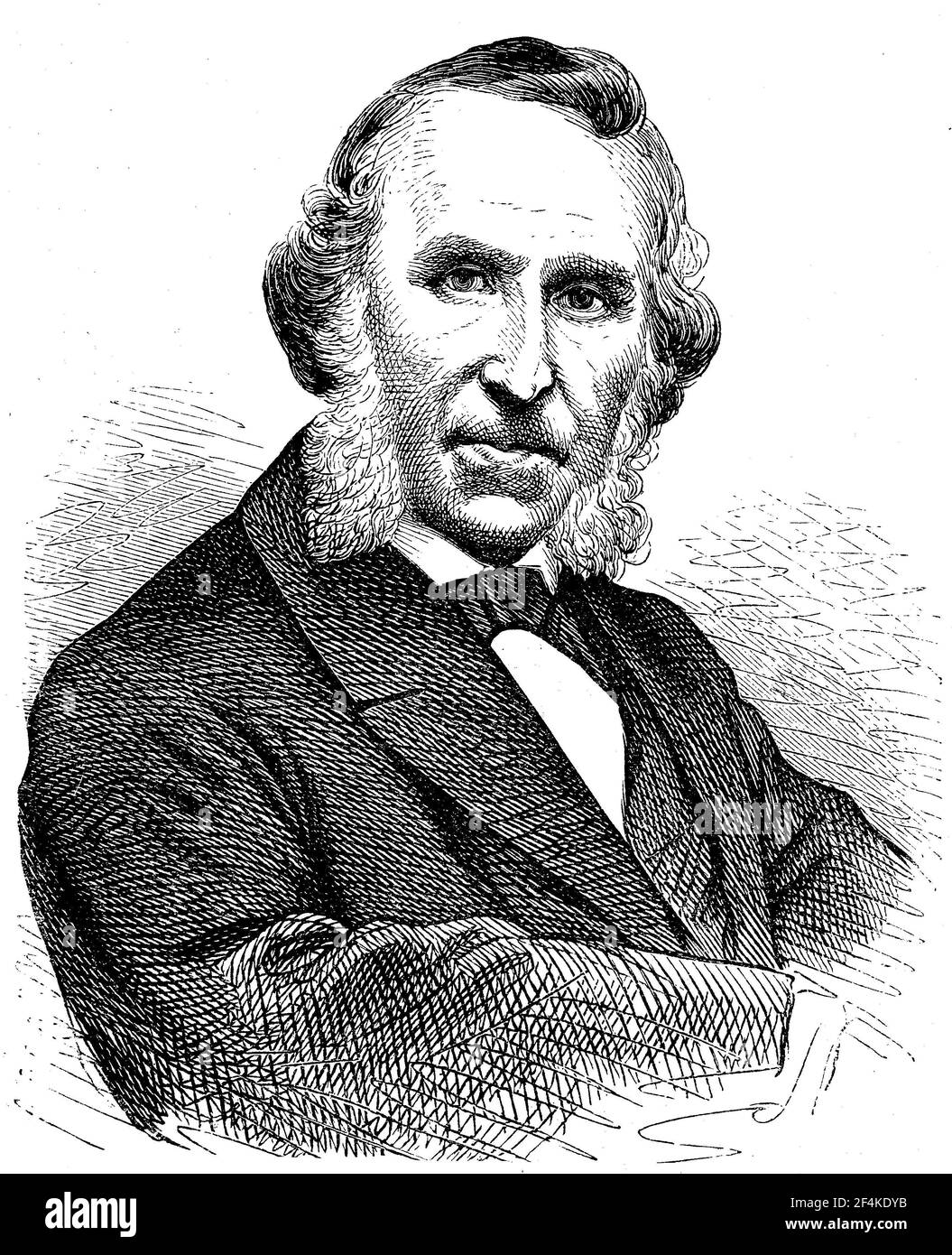 Philipp Eduard Devrient, 11 août 1801 - 4 octobre 1877, était un acteur allemand, chanteur du registre vocal Bass-baryton et directeur de théâtre / Philipp Eduard Devrient, 11. Du 1801 au 4 août. Oktober 1877, war ein deutscher Sauspieler, Sänger der Stimmlage Bassbariton und Theaterleiter, Historisch, historique, numérique reproduction améliorée d'un original du XIXe siècle / digitale Reproduktion einer Originalvorlage aus dem 19. Jahrhundert Banque D'Images