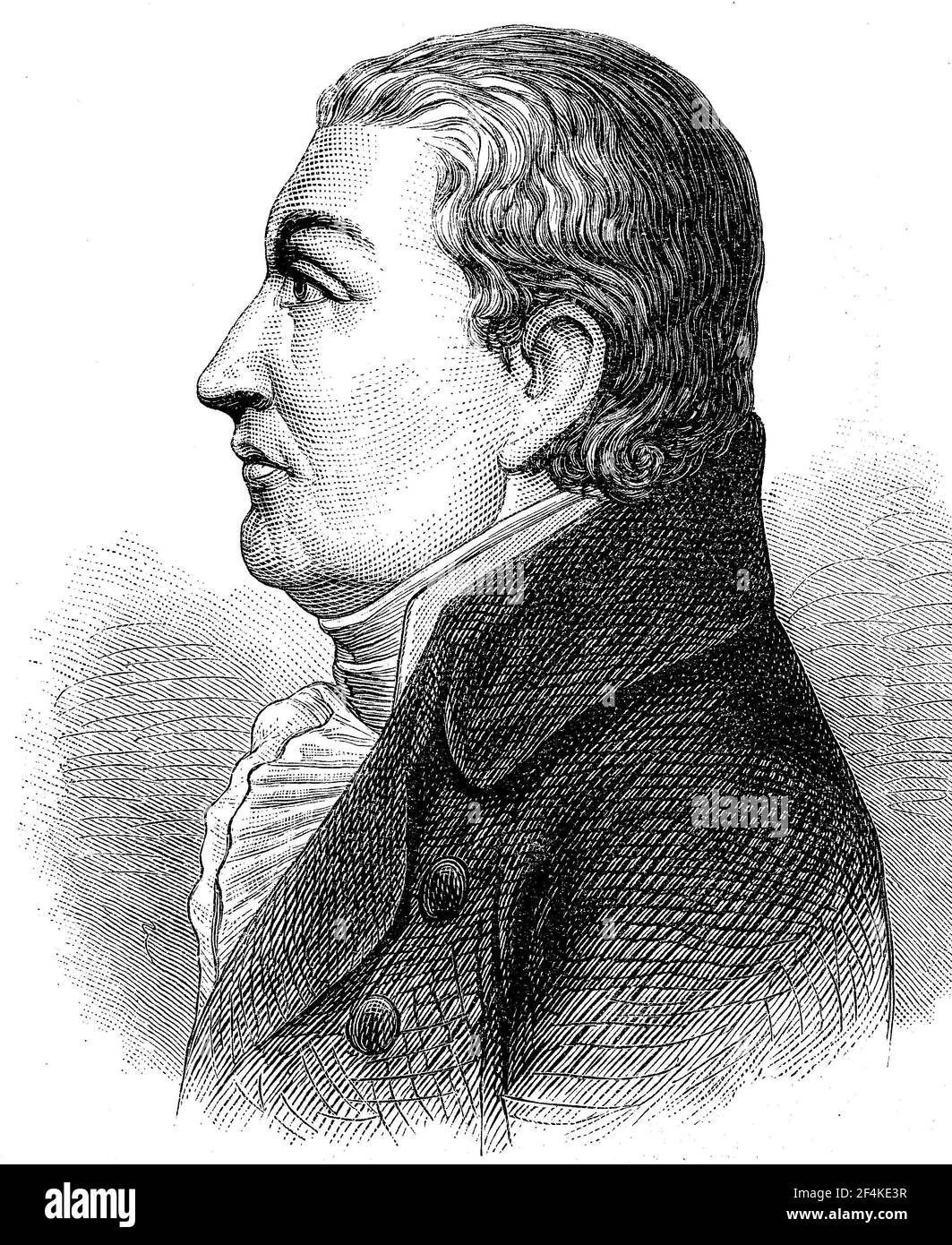 Wolfgang Heribert Freiherr von Dalberg, 18 novembre 1750 - 27 septembre 1806, a été un fonctionnaire de premier plan dans le Palatinat électoral, plus tard dans le Grand-Duché de Baden, et a atteint la renommée principalement comme directeur du Théâtre national de Mannheim / Wolfgang Heribert Freiherr von Dalberg, 18. Du 1750 au 27 novembre. Septembre 1806, war führender Beamter zunächst in der Kurpfalz, später im Großherzogtum Baden und erlangte Bekanntheit vor allem als intendant des Nationaltheatres à Mannheim, Historisch, historique, numérique reproduction améliorée d'un original du 19ème siècle / digi Banque D'Images