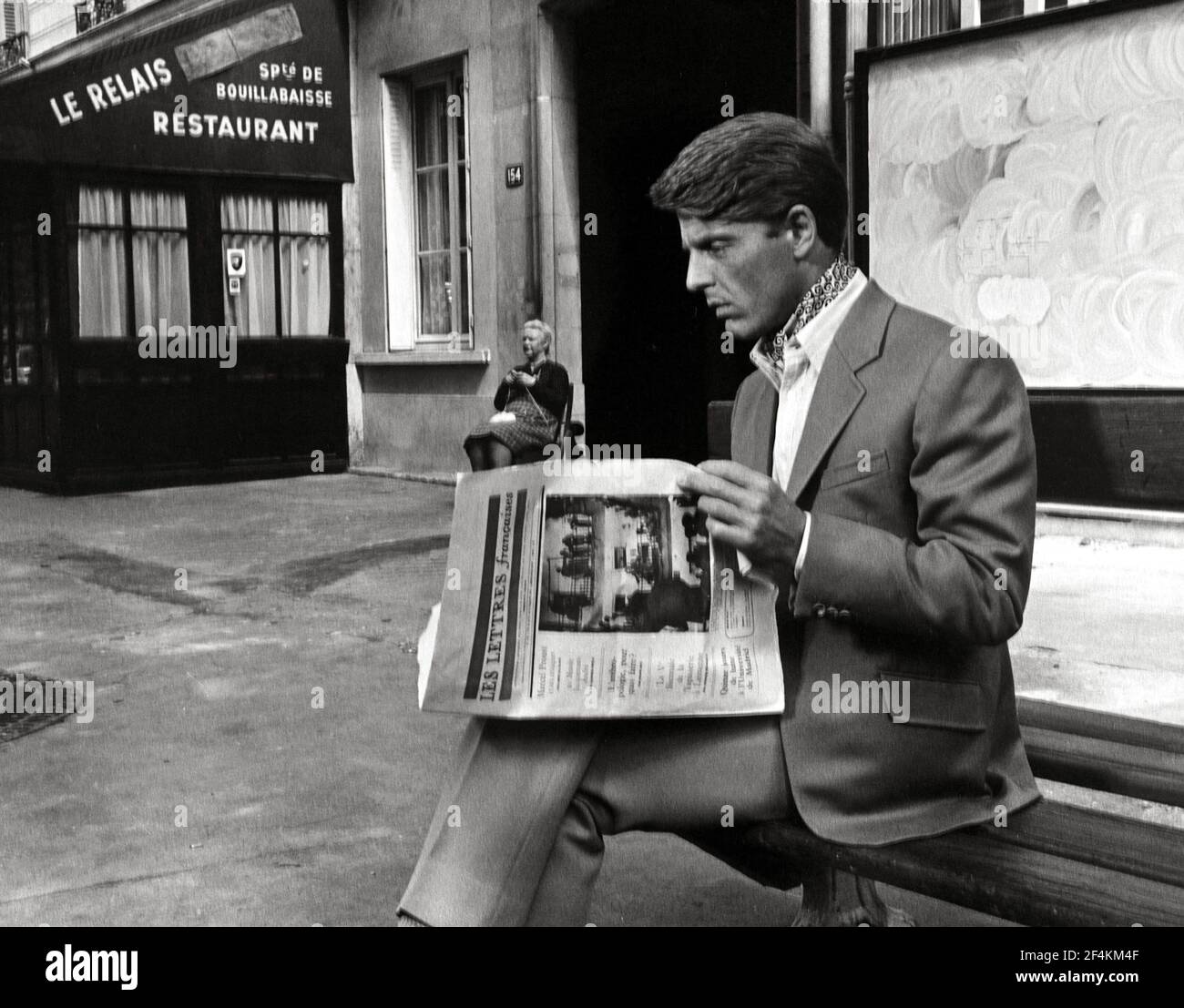 EDWARD FOX AU JOUR DU JACKAL (1973), DIRIGÉ PAR FRED ZINNEMANN. Crédit : PHOTOS / Album UNIVERSEL Banque D'Images