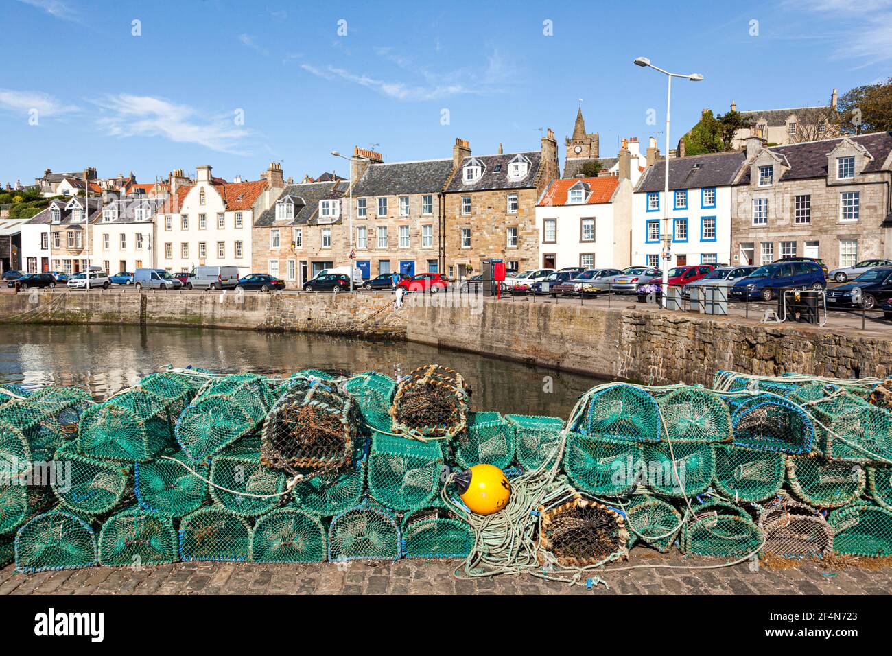 Le port dans le village de pêcheurs de Pittenweem Neuk dans l'Est de Fife, Scotland UK Banque D'Images