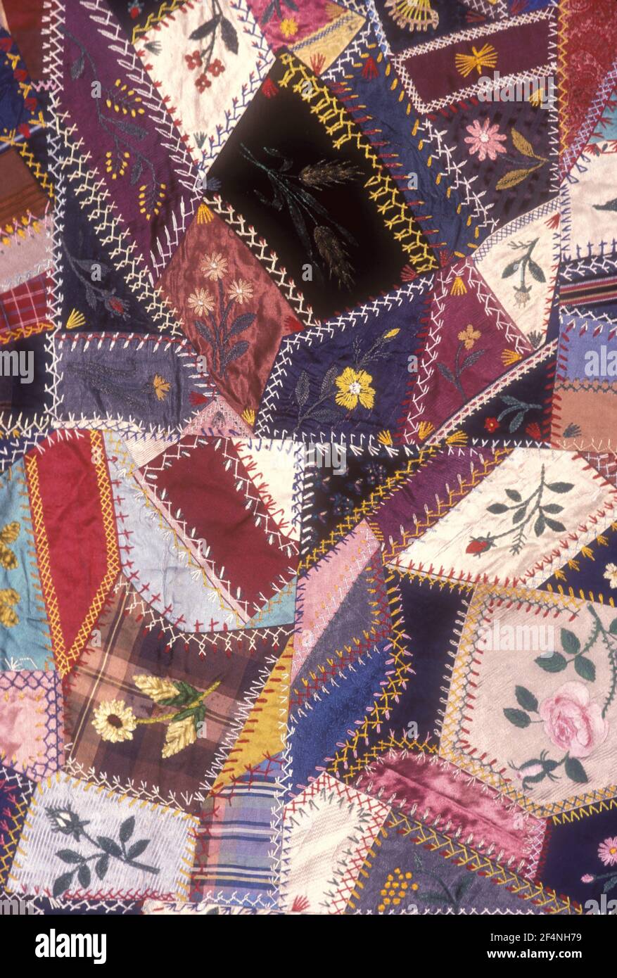 Crazy Quilt Banque D'Images