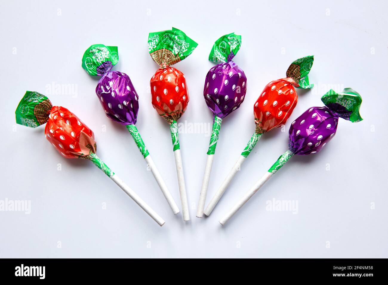 Swizzels Sweet Shop favorites - Lollypops Banque D'Images