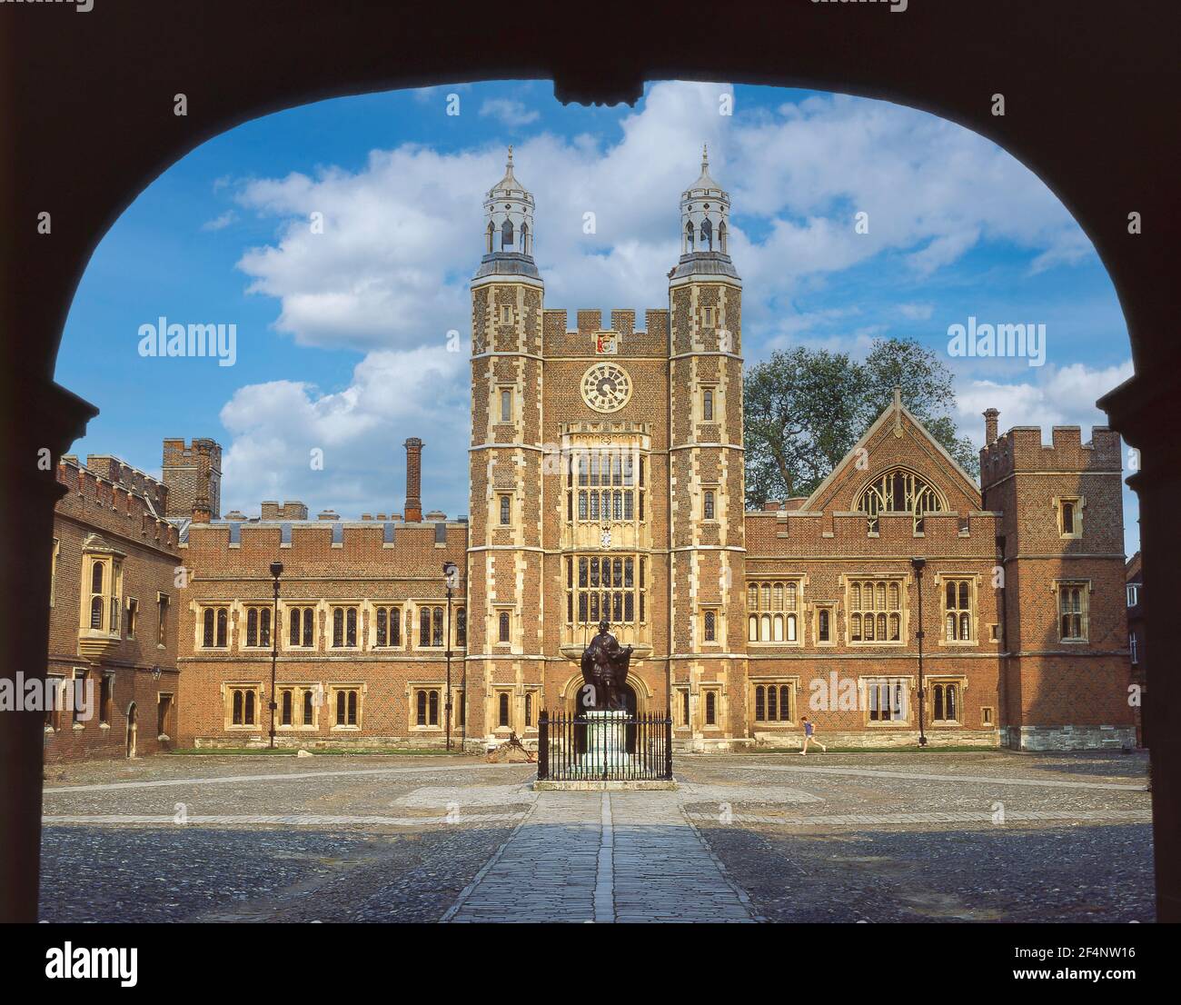 Lupton's Tower, cour de l'école, Eton College, Eton, Berkshire, Angleterre, Royaume-Uni Banque D'Images