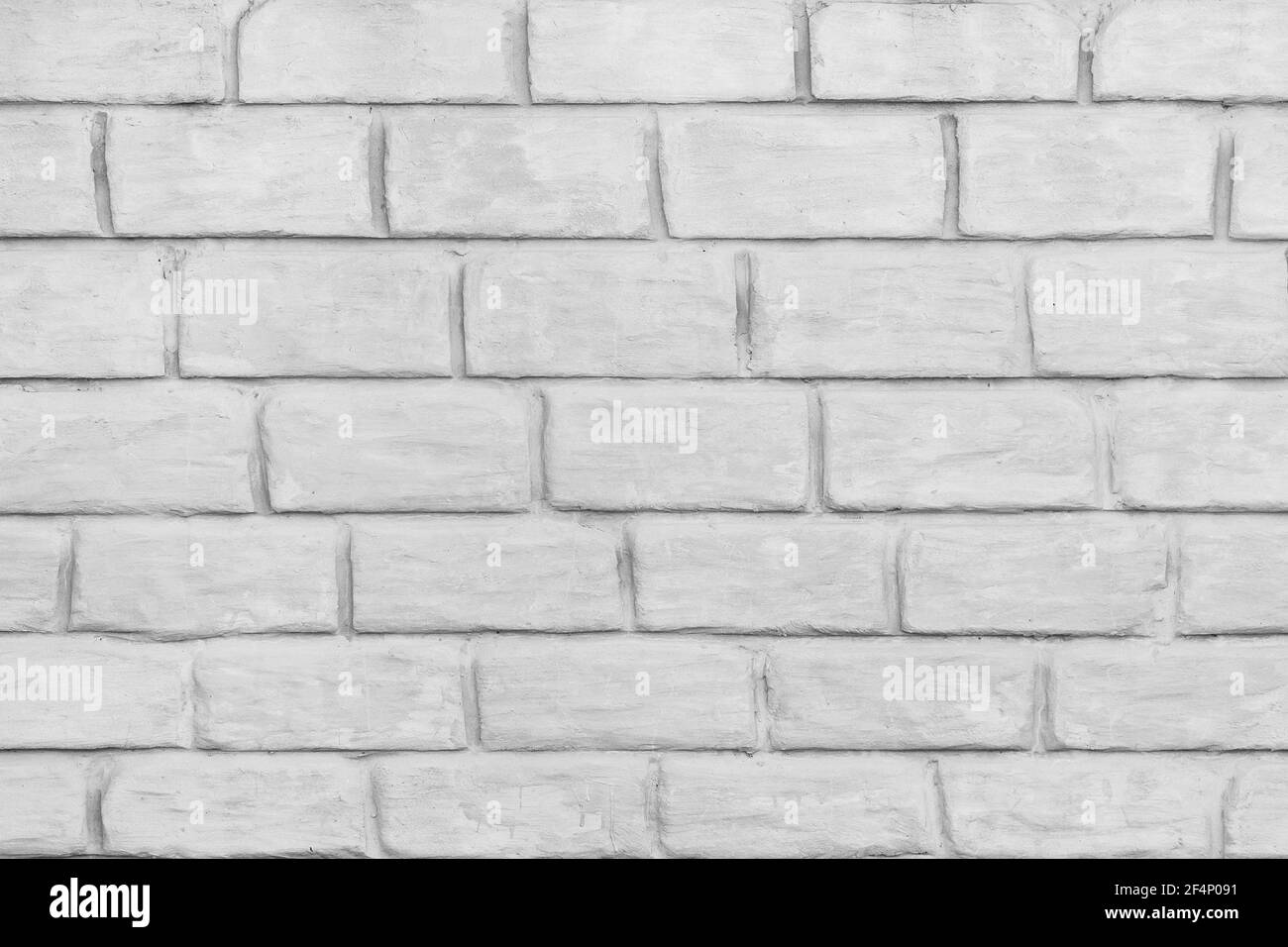 Fond de texture de la surface du mur en briques gris clair ou blanc. Banque D'Images