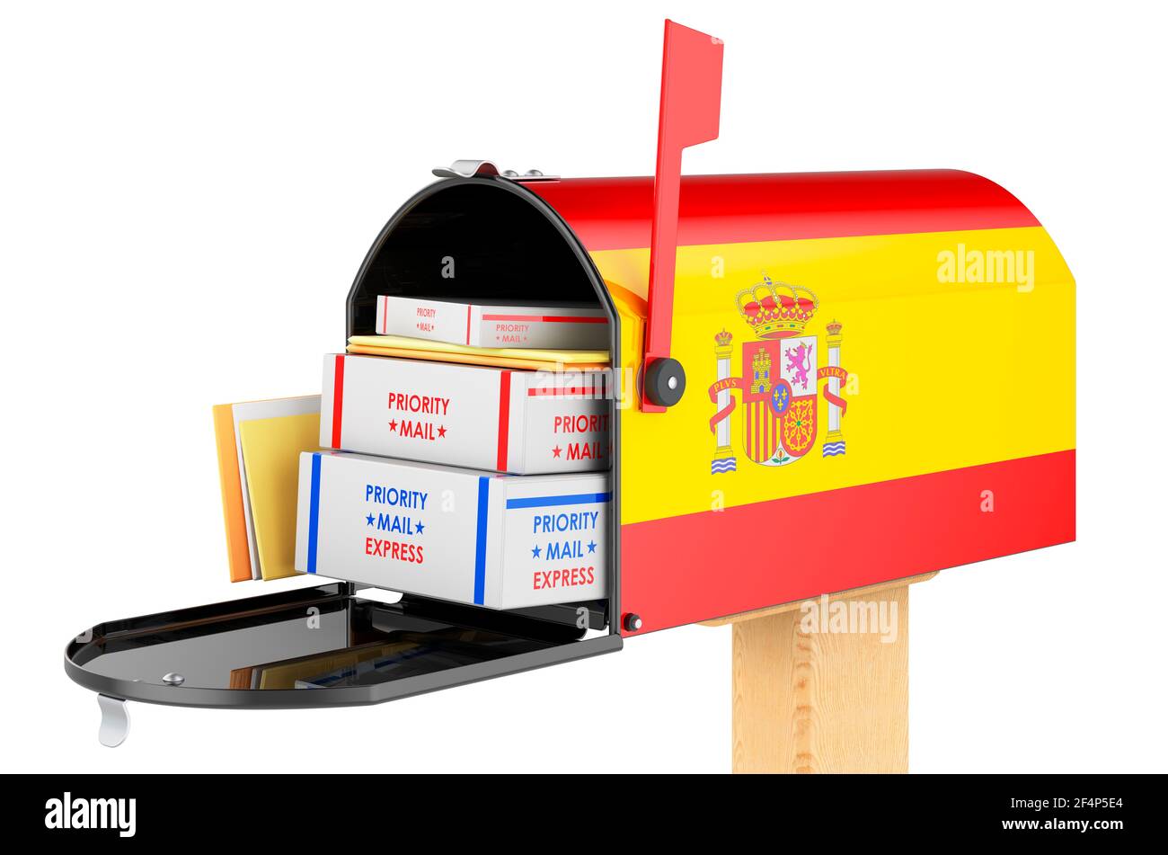 Boîte aux lettres espagnole Banque d'images détourées - Alamy