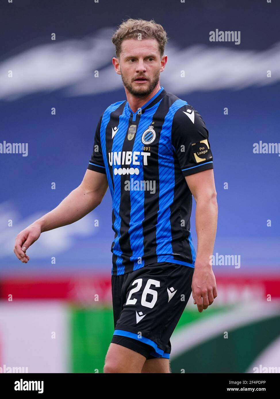 BRUGES, BELGIQUE - MARS 21: Tapis Rits du Club Brugge lors du match Jupiler Pro League entre le Club Brugge et le FC Anvers à Jan Breydelstadion sur M. Banque D'Images