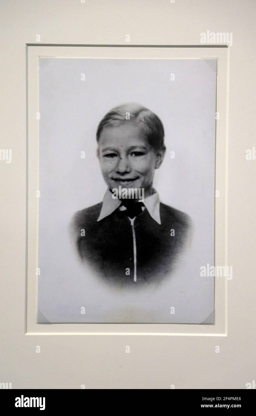Une photo en noir et blanc d'Andy Warhol Exposition d'enfants au Andy Warhol  Museum.Pittsburgh.Pennsylvania.USA Photo Stock - Alamy