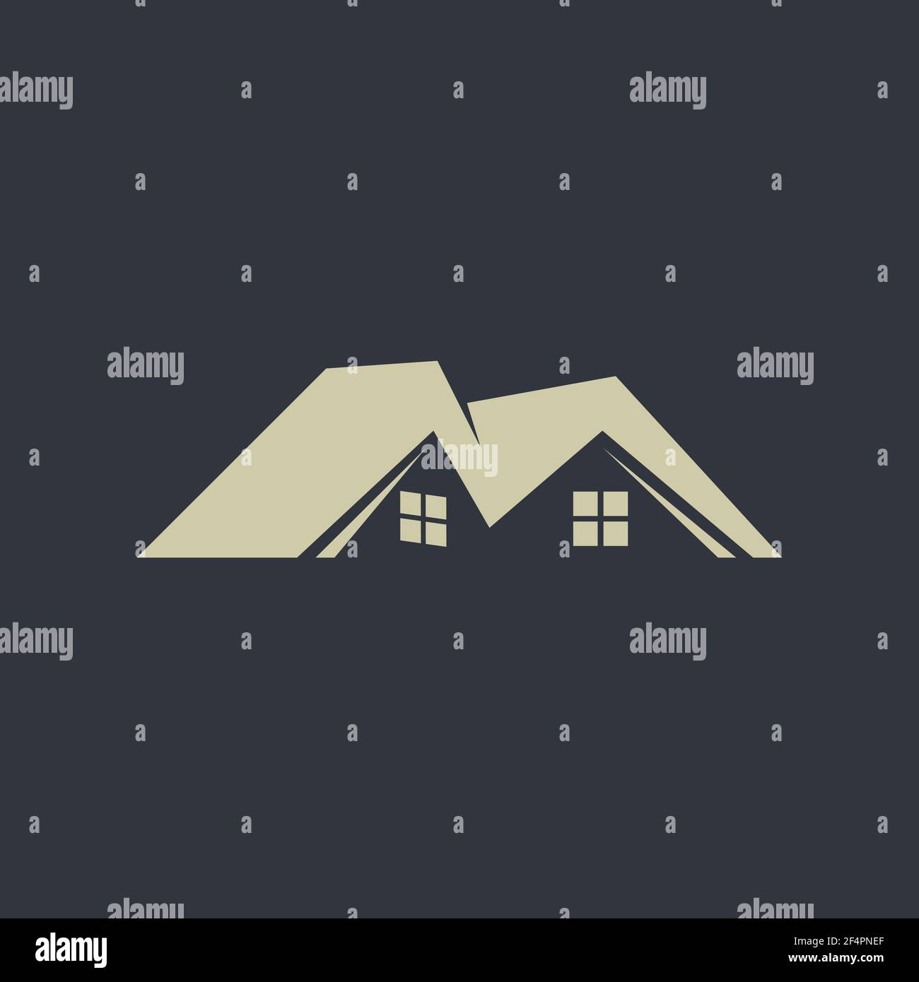 Images du logo immobilier Illustration de Vecteur