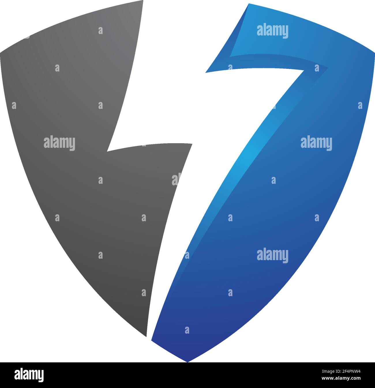 Images du logo Power Secure Illustration de Vecteur