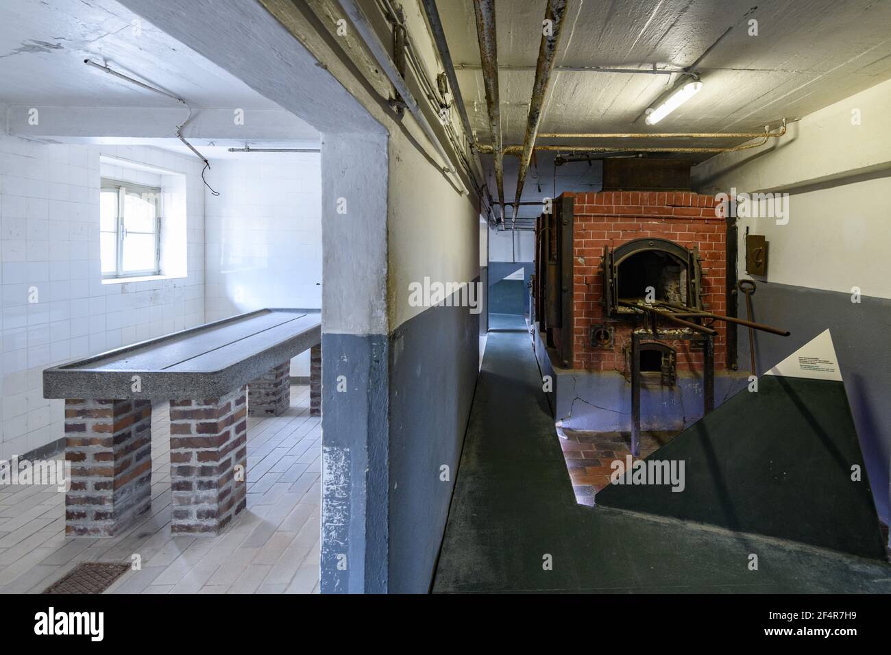 mauthausen, autriche, 26 mars 2019, kz memorial mauthausen, camp de concentration, crématorium, salle d'autopsie Banque D'Images
