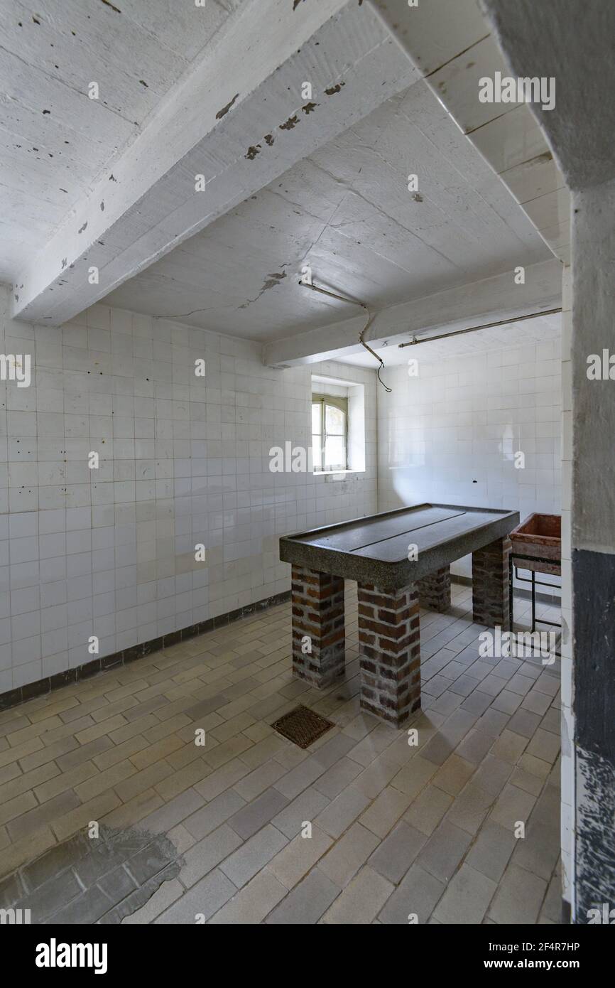 mauthausen, autriche, 26 mars 2019, kz memorial mauthausen, camp de concentration, crématorium, salle d'autopsie Banque D'Images