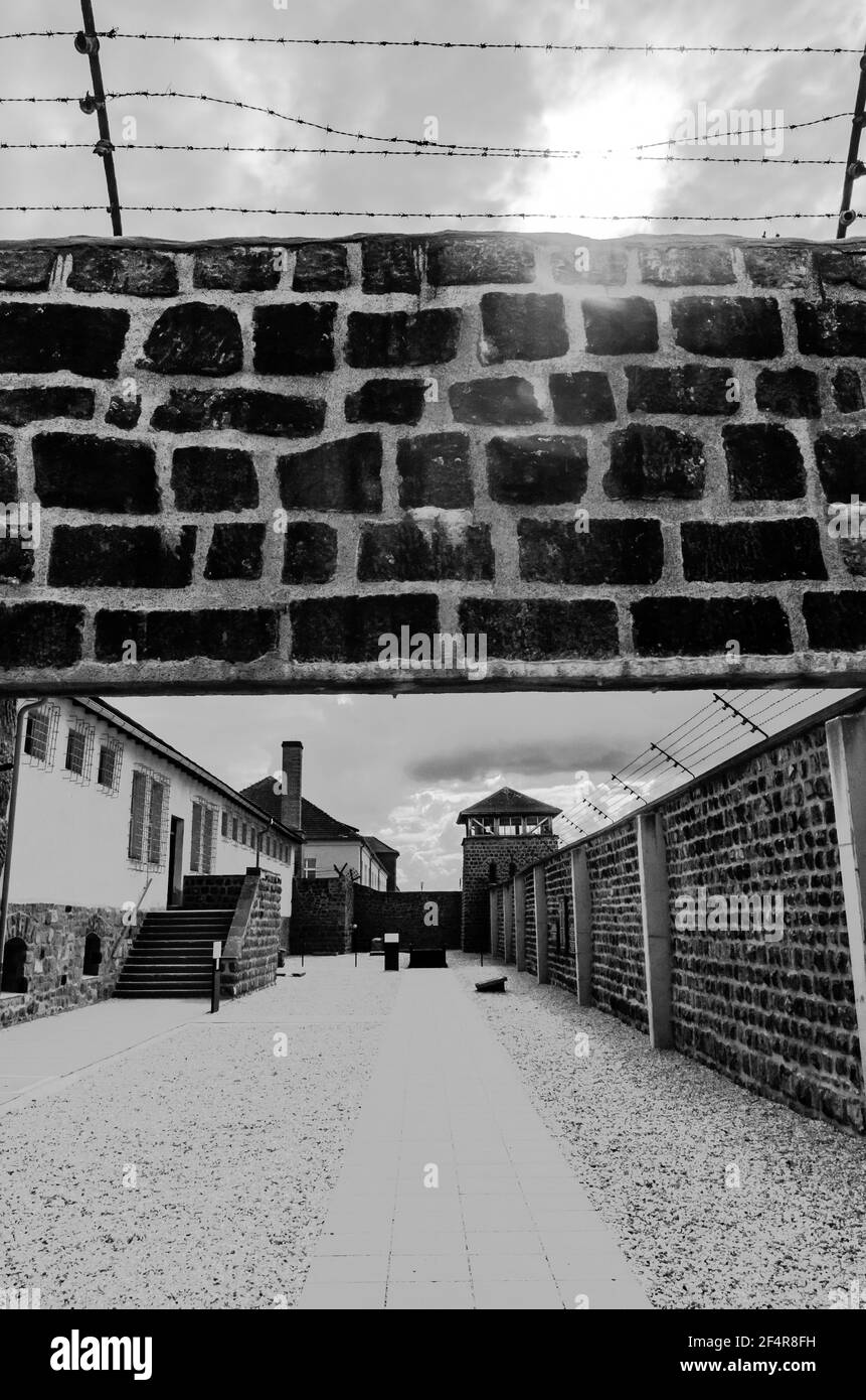 mauthausen, autriche, 26 mars 2019, kz memorial mauthausen, camp de concentration Banque D'Images