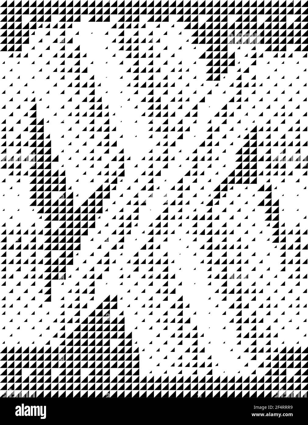 Illustration de l'illustration vectorielle de l'arrière-plan de la répétition en triangle abstrait Illustration de Vecteur