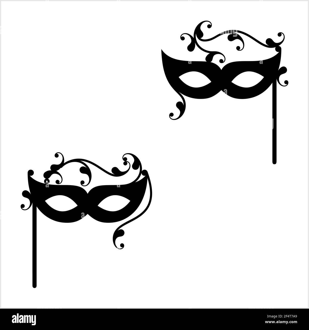 Carnival, Mascarade masque icône Design illustration de l'art vectoriel Illustration de Vecteur