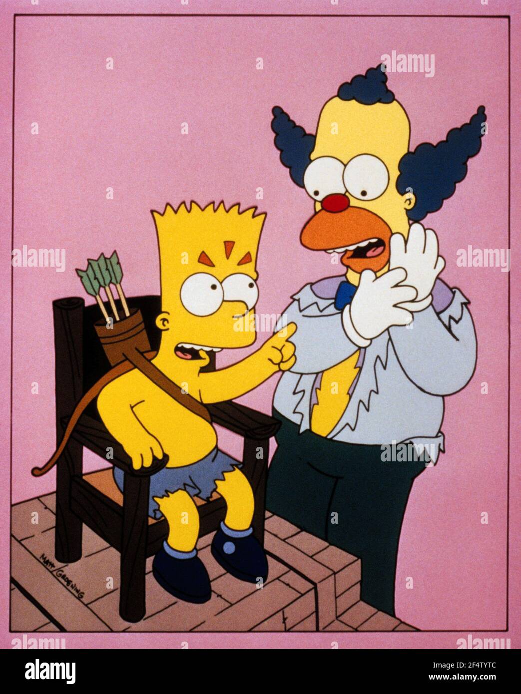 LES SIMPSONS (1989). CRÉDIT: UNIVERSAL TV/20TH CENTURY FOX TV/KLASKY-SCUPO / ALBUM Banque D'Images