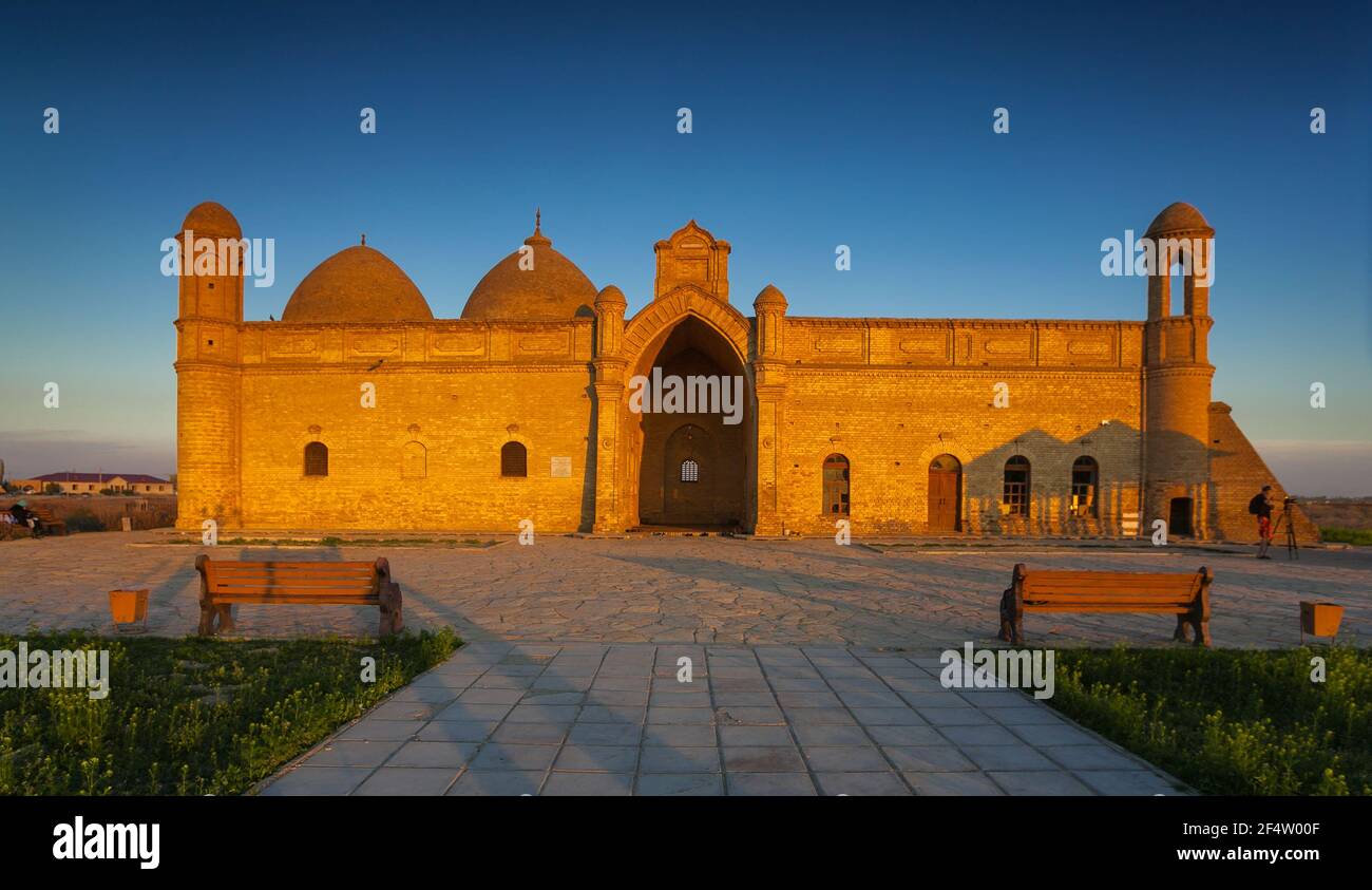 Le mausolée d'Arystan-Baba. Turkestan, Kazakhstan. Banque D'Images