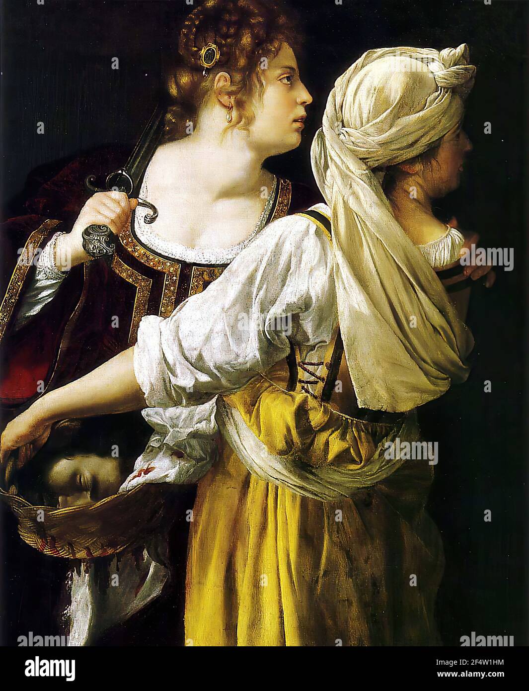 Artemisia Gentileschi - Judith sa servante 1613 Photo Stock - Alamy