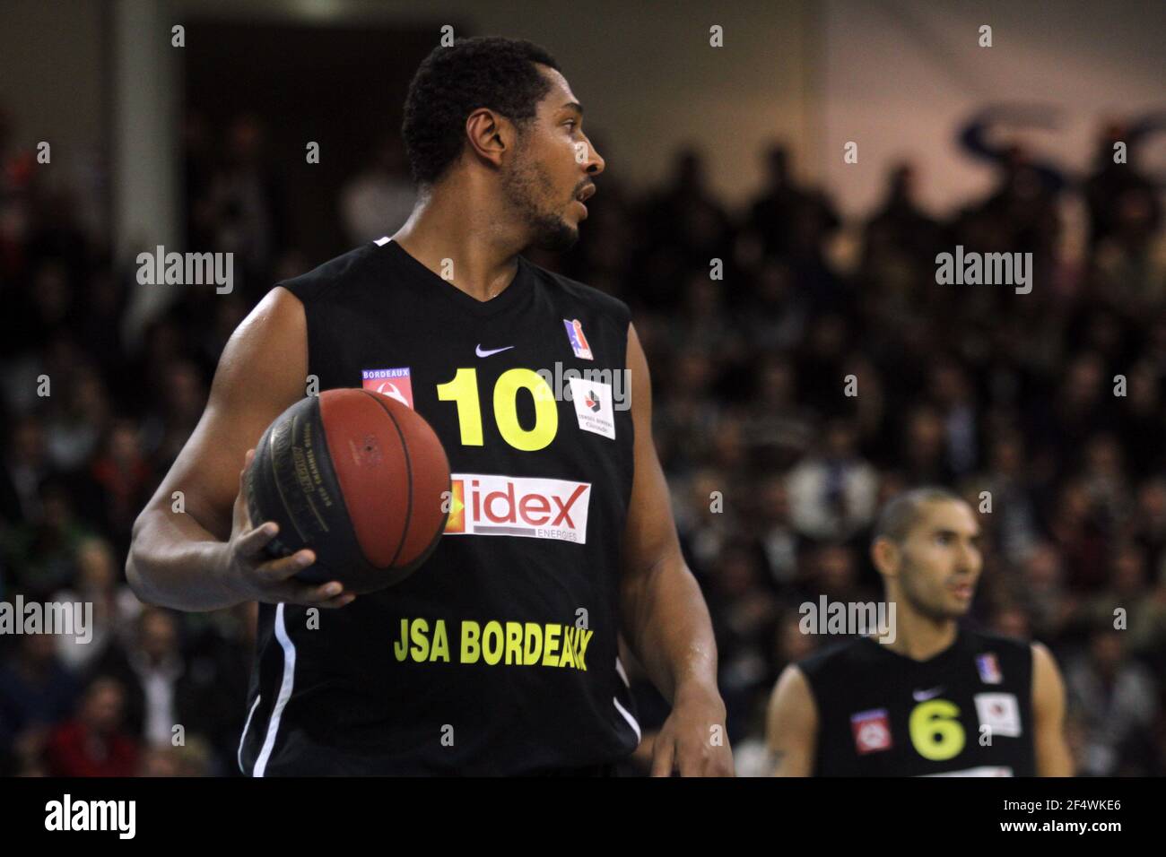 BASKETBALL - BORIS DIAW (FRA) - JSA BORDEAUX - HERMINE NANTES V JSA BORDEAUX - NANTES (FRA) - 25/11/2011 - PHOTO : JEAN-MARC MOUCHET / DPPI Banque D'Images