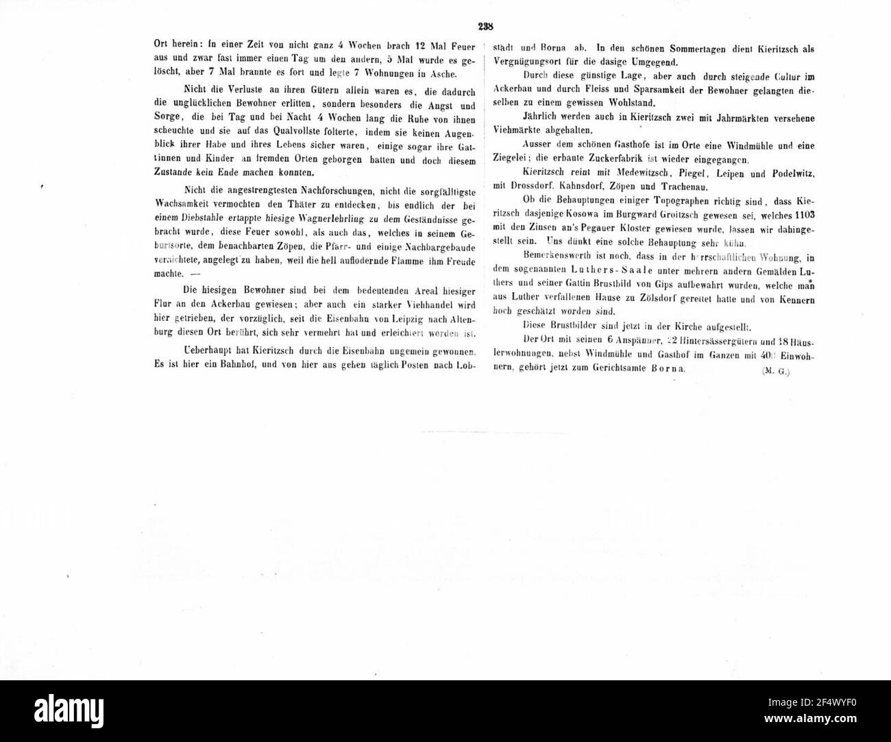 Kieritzsch Banque D'Images