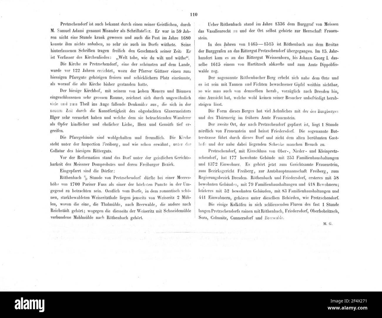 Predzschendorf Banque D'Images