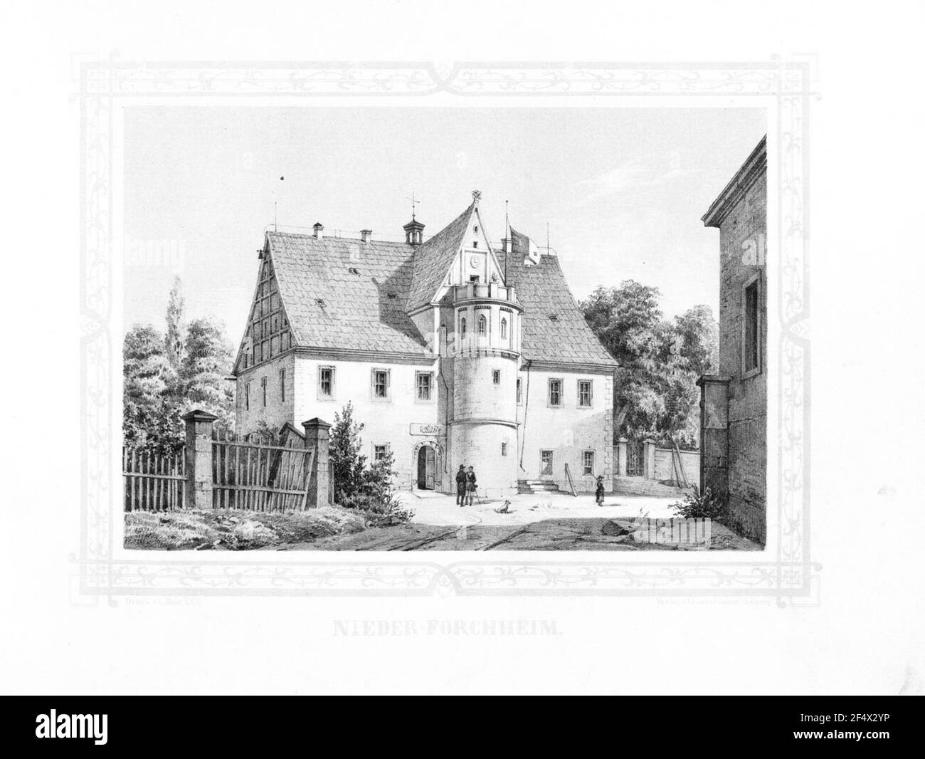 Niederforchheim Banque D'Images