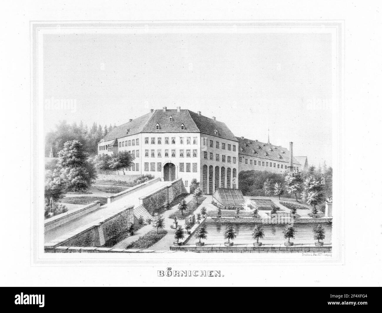 Bobritz inférieur Banque D'Images