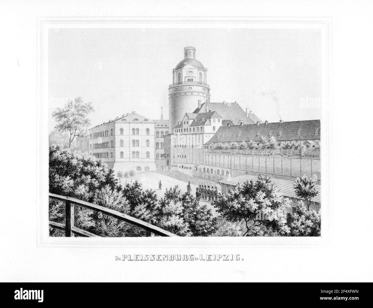 Le Plissenburg Banque D'Images