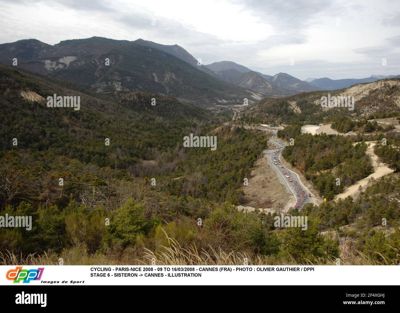 CYCLISME - PARIS-NICE 2008 - 09 AU 16/03/2008 - CANNES (FRA) - PHOTO : OLIVIER GAUTHIER / DPPI STAGE 6 - SISTERON -> CANNES - ILLUSTRATION Banque D'Images