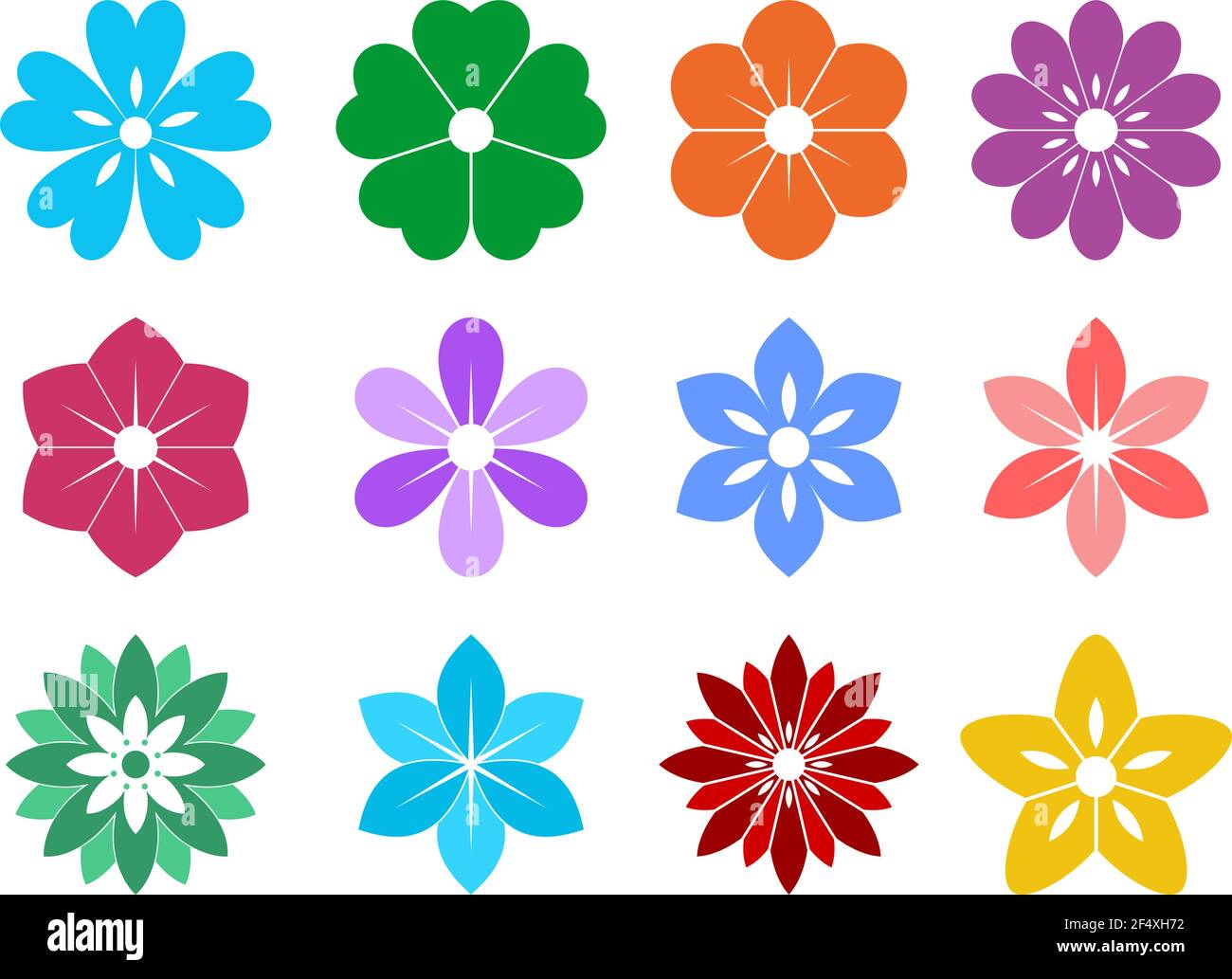 Icône De Cintre Avec Des Fleurs Illustration de Vecteur - Illustration du  couleur, agrafe: 128779196