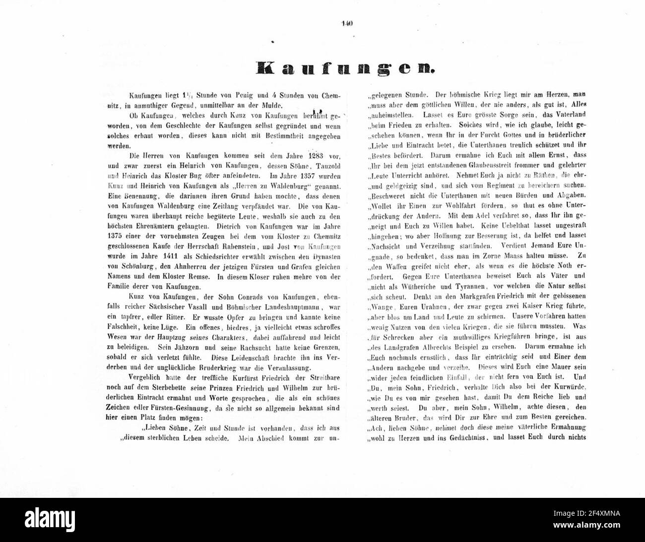 Kaufunken Banque D'Images