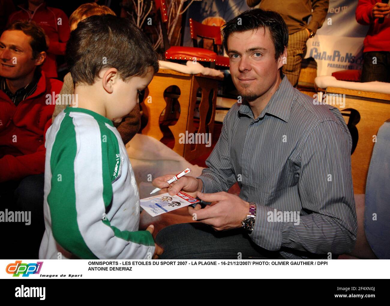 OMNISPORTS - LES ETOILES DU SPORT 2007 - LA PLAGNE - 16-21/12/2007/ PHOTO: OLIVIER GAUTHIER / DPPI ANTOINE DENERIAZ Banque D'Images