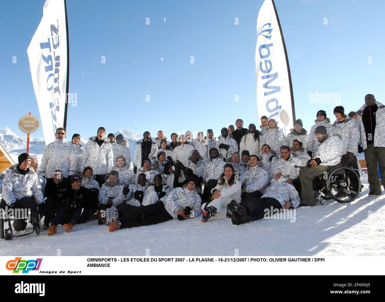 OMNISPORTS - LES ETOILES DU SPORT 2007 - LA PLAGNE - 16-21/12/2007 / PHOTO: OLIVIER GAUTHIER / DPPI AMBIANCE Banque D'Images