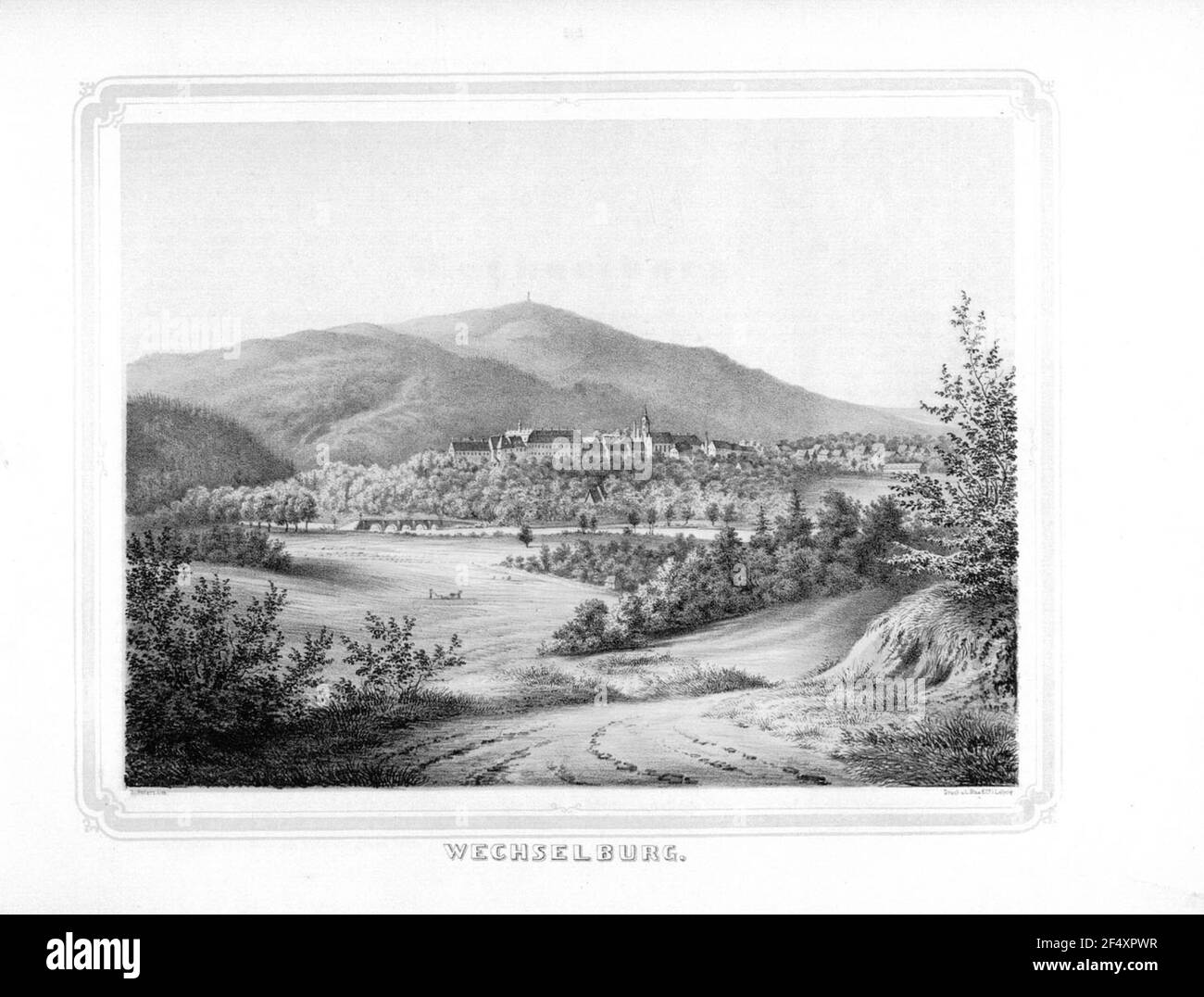 Wechselburg Banque D'Images