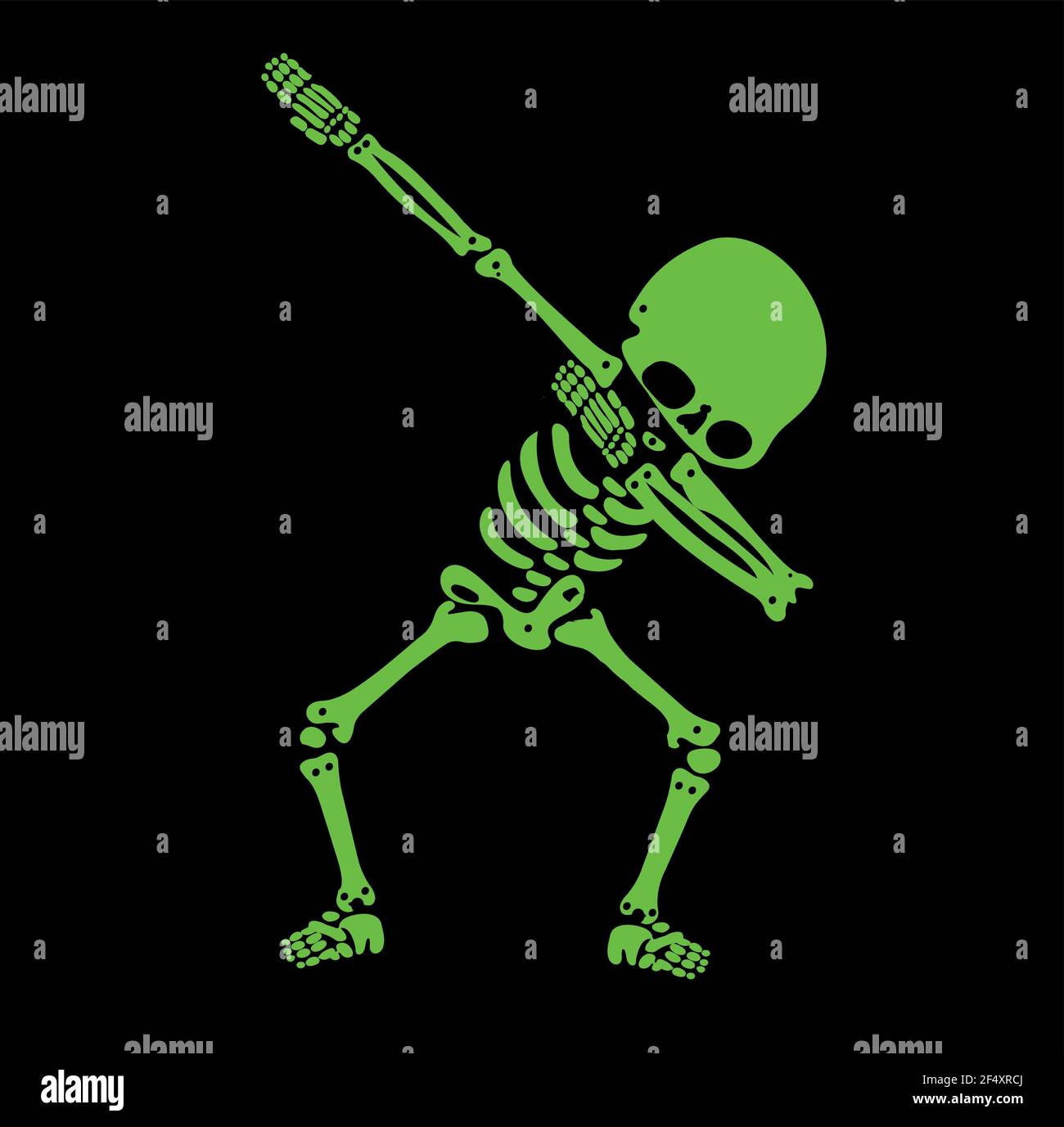 Squelette dab, UN groupe de squelettes dabbing Illustration de Vecteur
