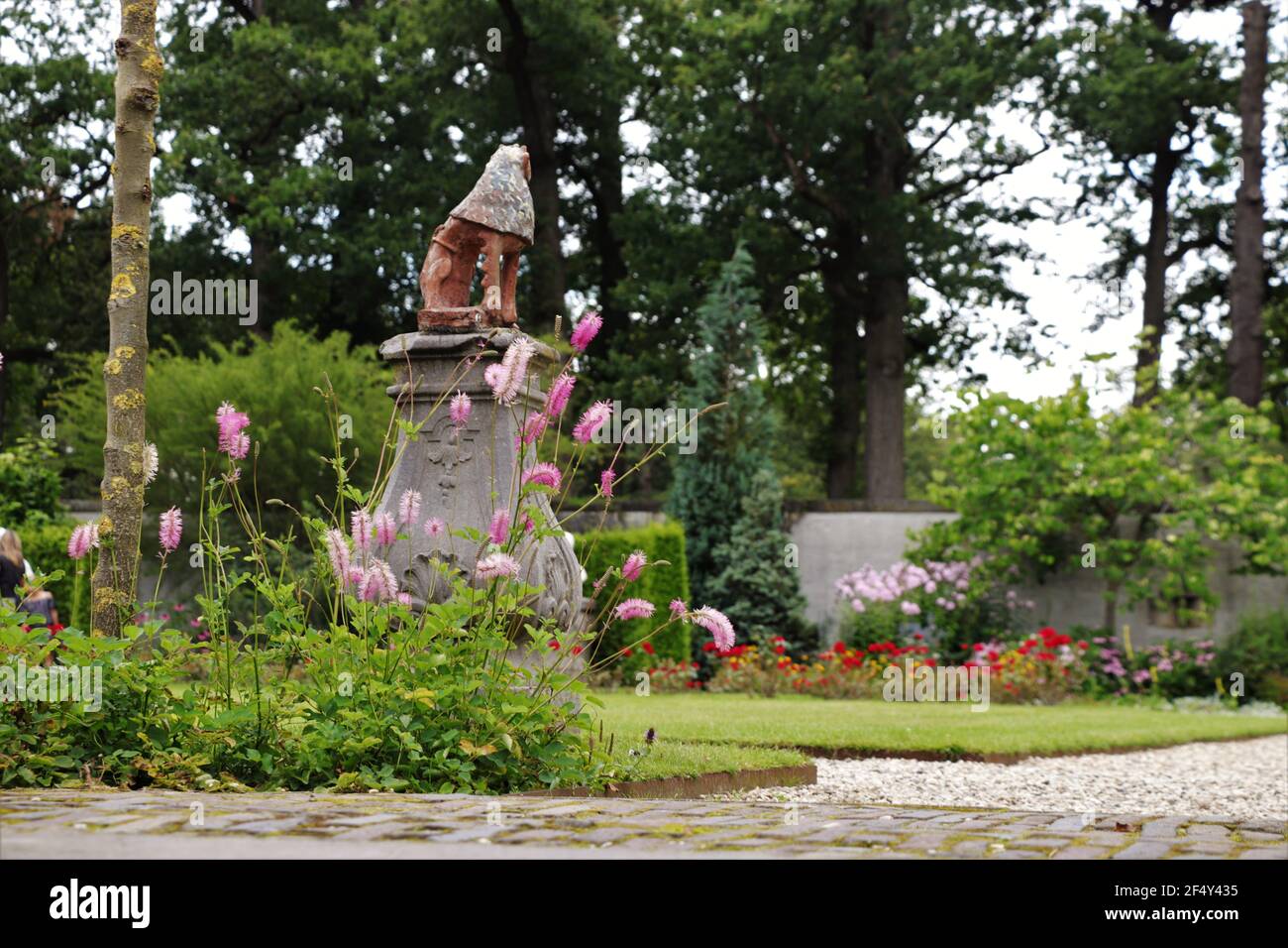 Jardins du château de Heeswijk, pays-Bas Banque D'Images