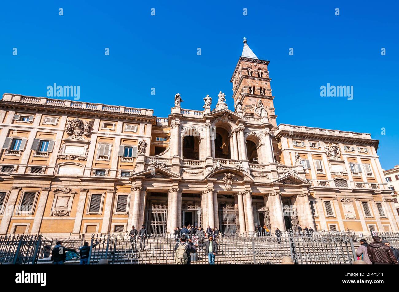 Basilique Sainte-Marie-majeure à Rome en Latium, Italie Banque D'Images