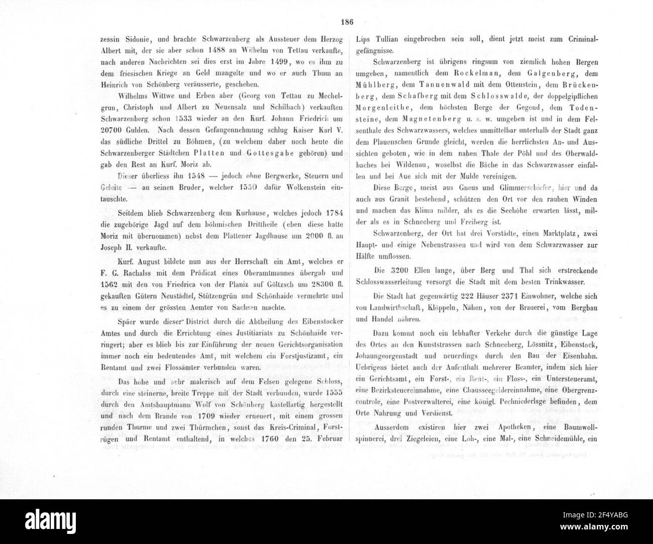 Schwarzenberg Banque D'Images