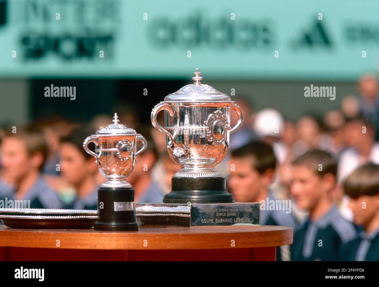 Roland Garros Suzanne Lenglen Cup Femme Prix de tennis individuel, 1988 Banque D'Images