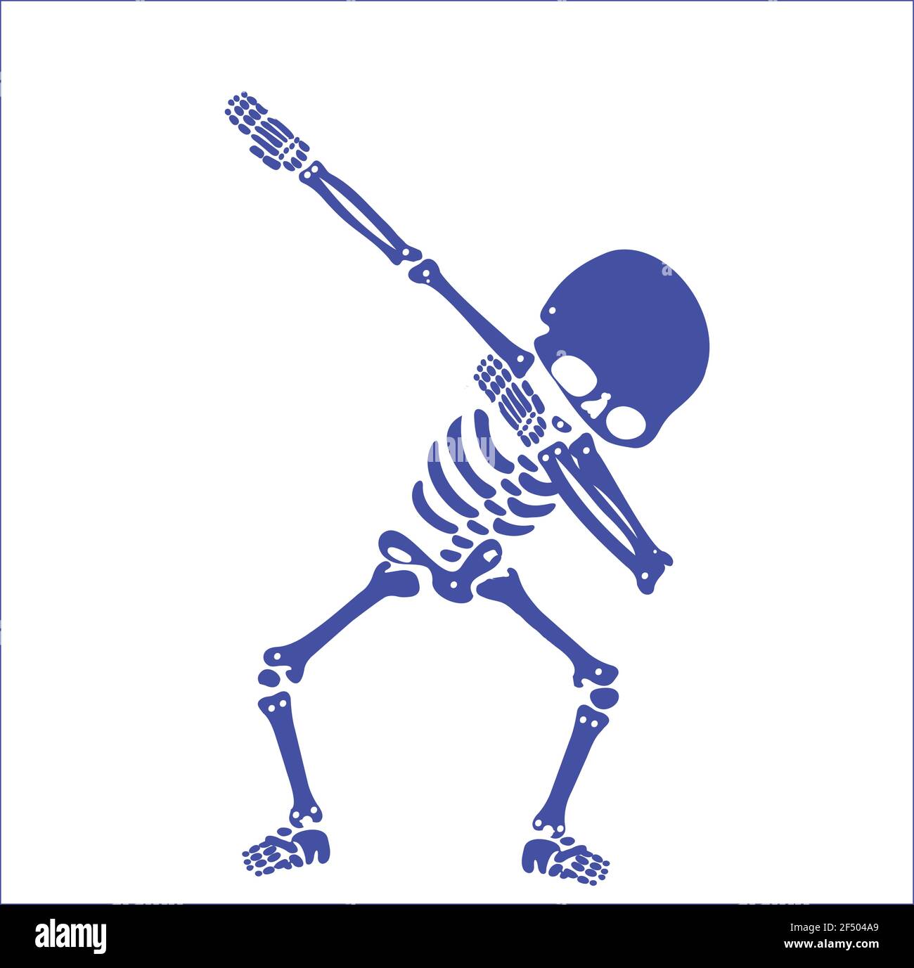 Squelette dab, UN groupe de squelettes dabbing Illustration de Vecteur