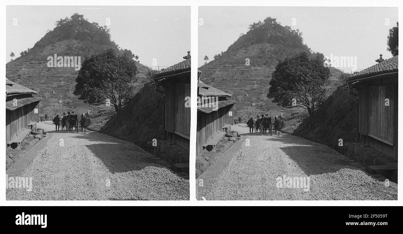 Bergstraße près de Kyoto Banque D'Images